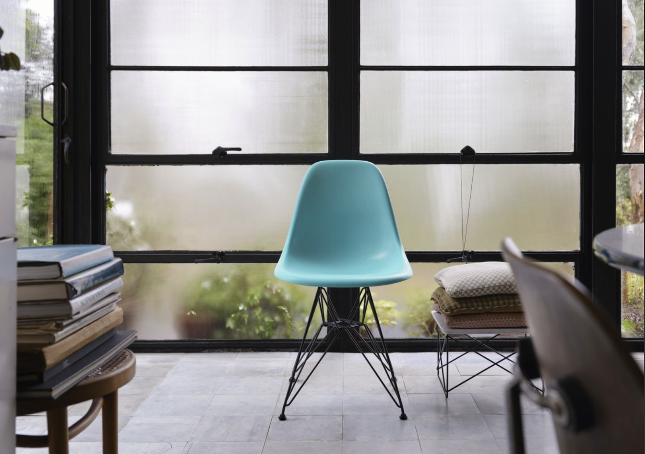 Eames Fiberglass Side Chair Turquoise